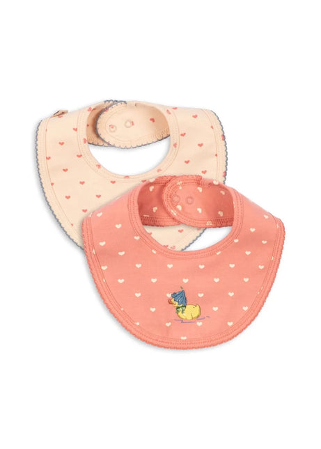 Konges Sløjd Slabbetje Coeur Lantana/Teddy Coeur 2St koop je bij Babywinkel