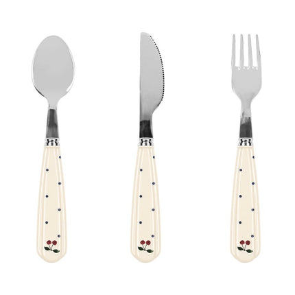 Konges Slojd Baby Bestekset Navy Dots koop je bij Babywinkel