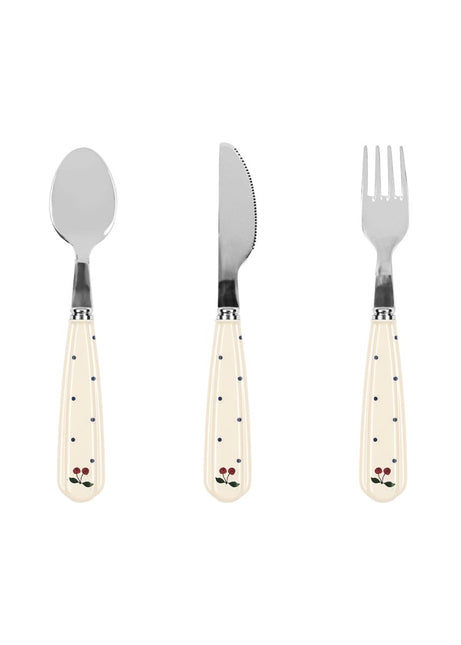 Konges Slojd Baby Bestekset Navy Dots koop je bij Babywinkel