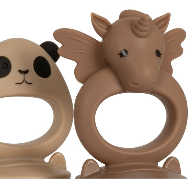 Konges Slojd Baby Bestekset Unicorn en Panda 2St - Konges Slojd - Babywinkel - 5715404132626