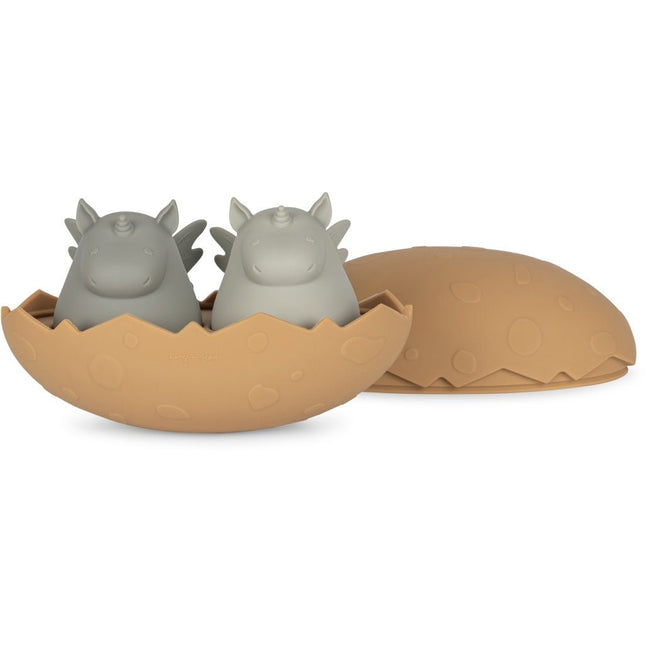 Konges Slojd Badspeelgoed Dino Egg Almond Mix koop je bij Babywinkel