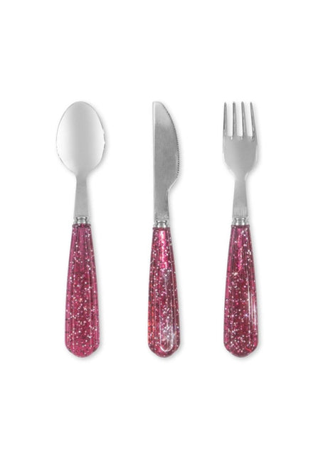 Konges Slojd Bestekset Glitter Sparkling Sangria 3st koop je bij Babywinkel