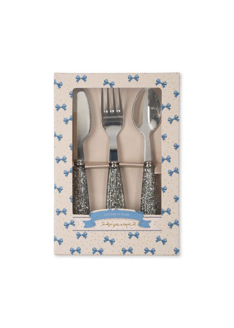 Konges Slojd Bestekset Sparkling Blue koop je bij Babywinkel