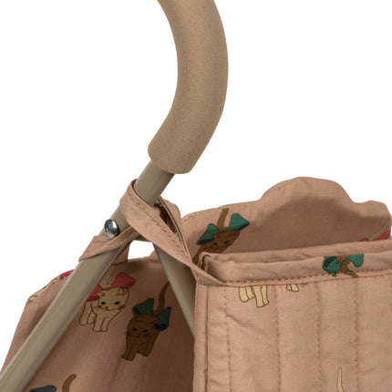 Konges Slojd Doll Stroller Bow Kitty Pink - Babywinkel - 5715681033555