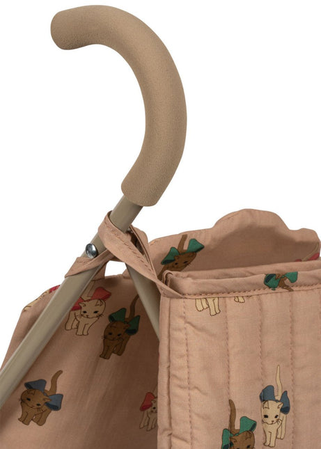 Konges Slojd Doll Stroller Bow Kitty Pink - Babywinkel - 5715681033555