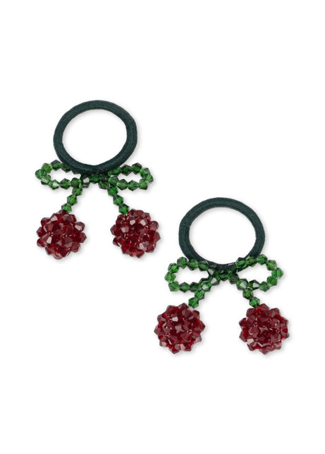 Konges Slojd Haarelastiekje Red/Glitter 2St - Konges Slojd - Babywinkel - 5715681039304