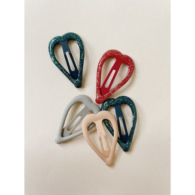 Konges Slojd Haarspeldje Baby Heartmulti - Konges Slojd - Babywinkel - 5715404021241