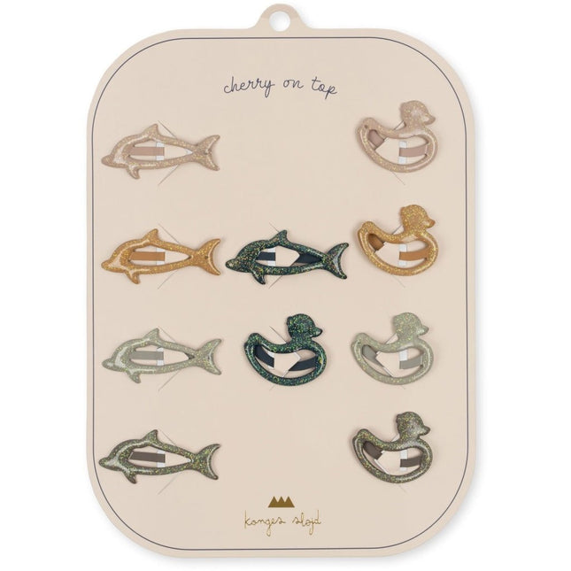 Konges Slojd Haarspeldje Baby Junior Mix Animal 10st - Konges Slojd - Babywinkel - 5715404008983