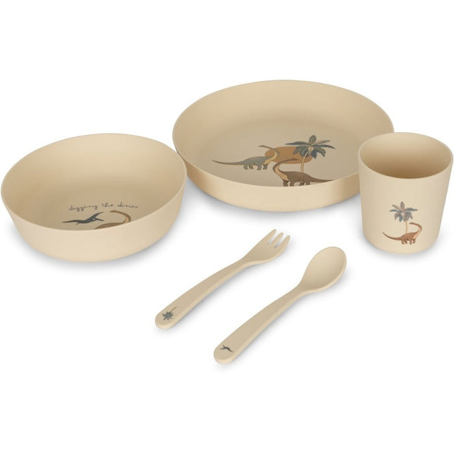 Konges Slojd Kinderservies Dino - Konges Slojd - Babywinkel - 5715404196666