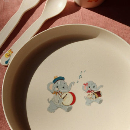 Konges Slojd Kinderservies Set Music Parade koop je bij Babywinkel