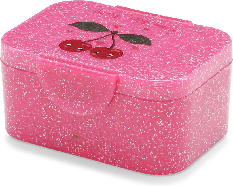 Konges Slojd Lunch Box Glitter Cherry Glitter - Babywinkel - 5715681039298