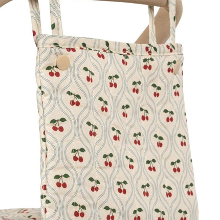 Konges Slojd Minnie Doll Pram Cherry Motif - Babywinkel - 5715681055687