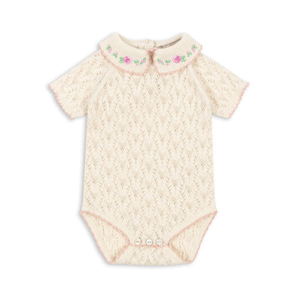 Konges Slojd Romper Cream Off White - Konges Slojd - Babywinkel - 5715681013441