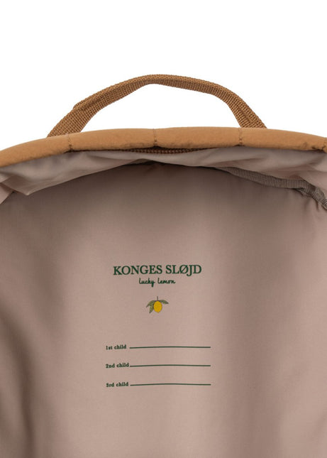 Konges Slojd Rugzak Lemon Miditobacco Brown - Konges Slojd - Babywinkel - 5715404262309
