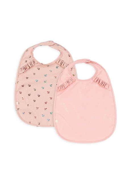 Konges Slojd Slabbetje Frill Cherry Sparkle 2St koop je bij Babywinkel