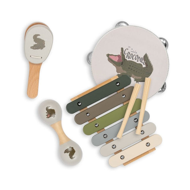 Konges Slojd Speelkoffer Muziek Set Crocodille koop je bij Babywinkel