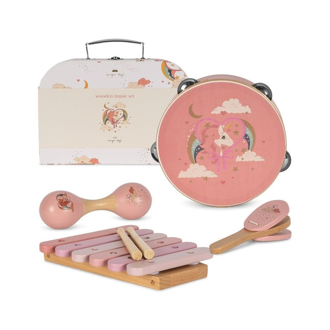 Konges Slojd Speelkoffer Muziek Set Rainbow koop je bij Babywinkel