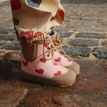 Konges Slojd Thermo Laarsjes Print Amour Pink - Konges Slojd - Babywinkel - 5715681091548