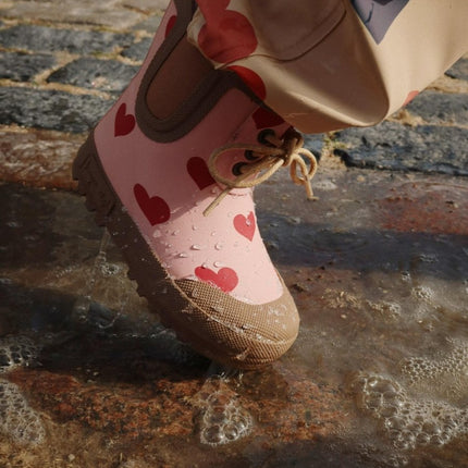 Konges Slojd Thermo Laarsjes Print Amour Pink - Konges Slojd - Babywinkel - 5715681091548