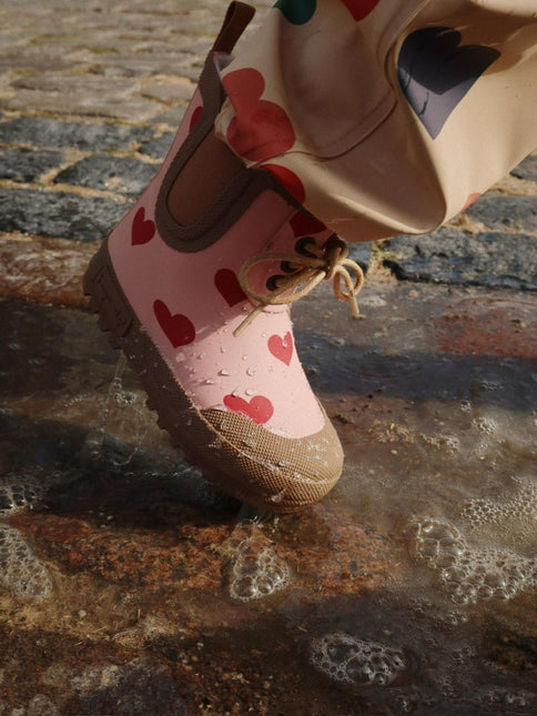 Konges Slojd Thermo Laarsjes Print Amour Pink koop je bij Babywinkel