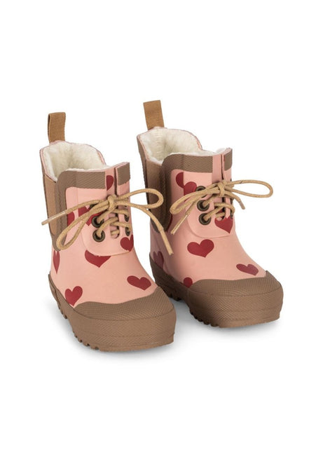 Konges Slojd Thermo Laarsjes Print Amour Pink - Konges Slojd - Babywinkel - 5715681091548