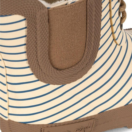 Konges Slojd Thermo Laarsjes Print Stripe Bluie - Konges Slojd - Babywinkel - 5715681091692