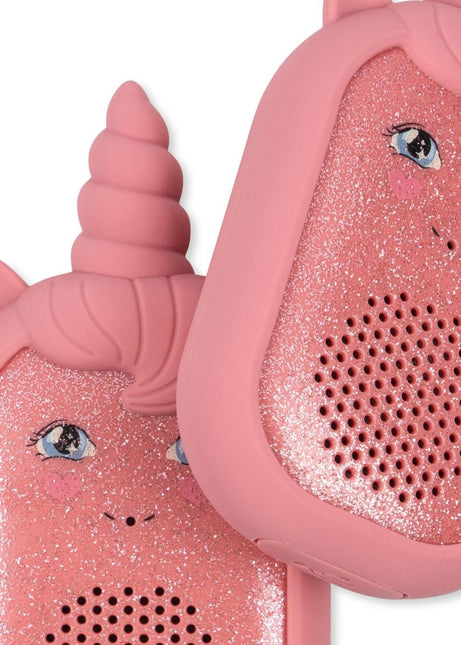 Konges Slojd Walkie Talkies Kind Glitter Unicorn Sparkling Pink koop je bij Babywinkel