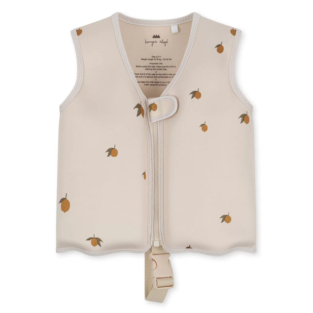 Konges Slojd Zwemvest Lemon 80% neopreen en 20% polyester - Konges Slojd - Babywinkel - 5715404195577