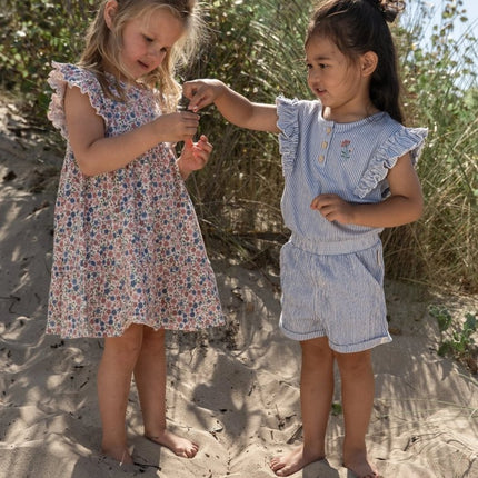 Kort tuinpak Denim Blue Stripe koop je bij Babywinkel