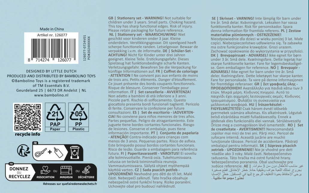 LD Stationary Set Forest Friends koop je bij Babywinkel