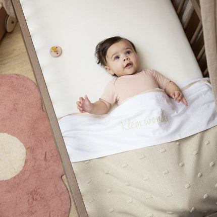 Ledikant laken Klein Wonder - soft sand - 100x150cm - 0.3 TOG - Babywinkel - 4054703696226