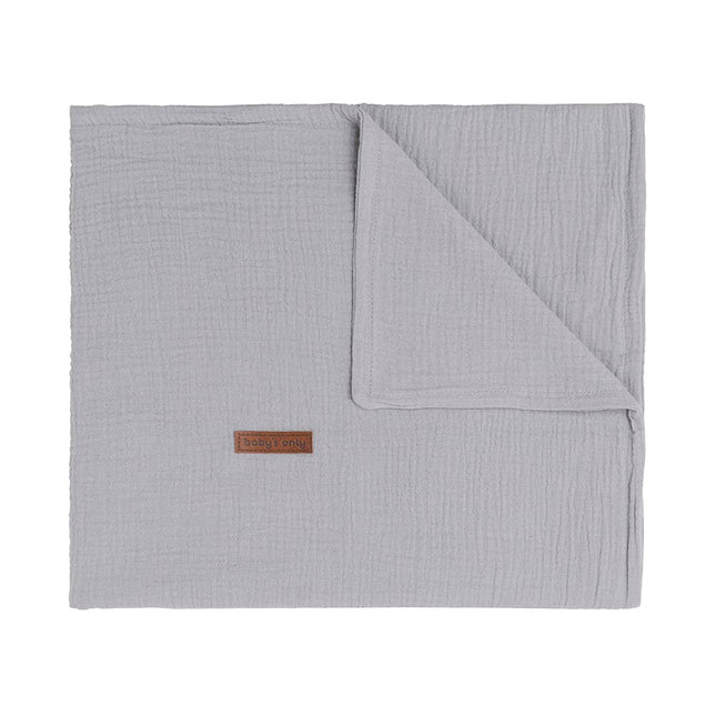 Ledikantdeken Breeze grijs - Babywinkel - 8720512369854