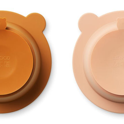 Liewood Babybord Peony Mustard/Tuscany Rose 2St - Liewood - Babywinkel - 5715335046986