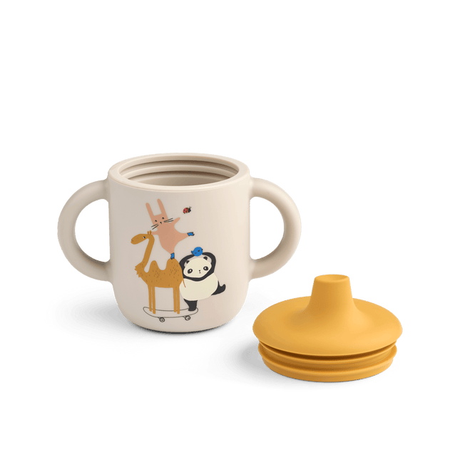 Liewood Drinkbeker Neil Around the world / Sandy koop je bij Babywinkel