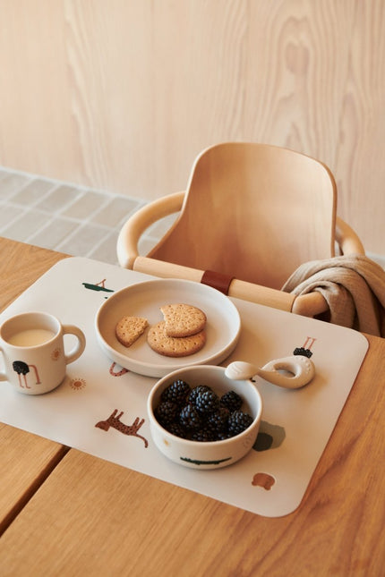 Liewood Kinderservies Set Vivi Safari Sandy - Liewood - Babywinkel - 5715335052840