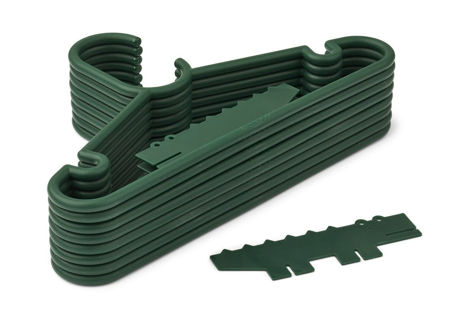 Liewood Kledinghanger Falton Crocodile Garden Green 8St - Liewood - Babywinkel - 5715493134884