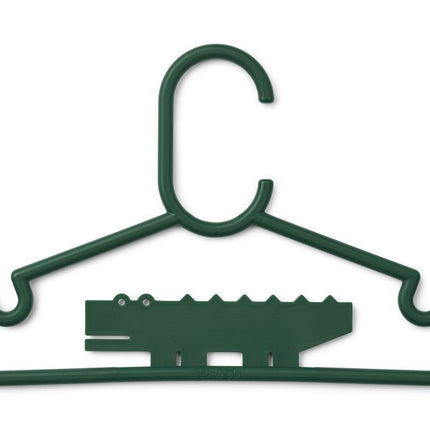 Liewood Kledinghanger Falton Crocodile Garden Green 8St - Liewood - Babywinkel - 5715493134884