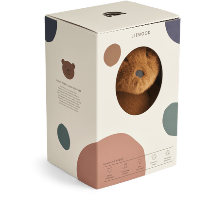 Liewood Knuffel Met Hartslag Hattie Golden Caramel - Liewood - Babywinkel - 5715493378646