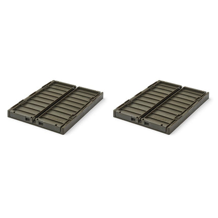 Liewood Opbergbakjes Weston Army Brown 25Cm 2St - Liewood - Babywinkel - 5715493376017