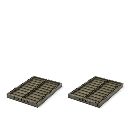 Liewood Opbergbakjes Weston Army Brown 36Cm 2St - Liewood - Babywinkel - 5715493376079