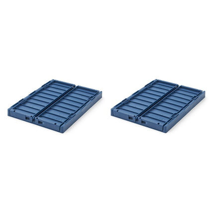Liewood Opbergbakjes Weston Indigo Blue 25Cm 2St - Liewood - Babywinkel - 5715493376024