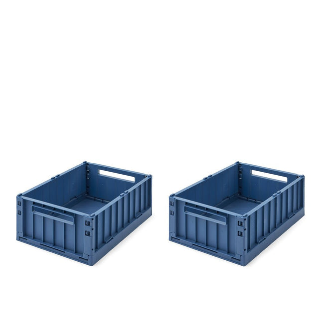 Liewood Opbergbakjes Weston Indigo Blue 36Cm 2St - Liewood - Babywinkel - 5715493376086