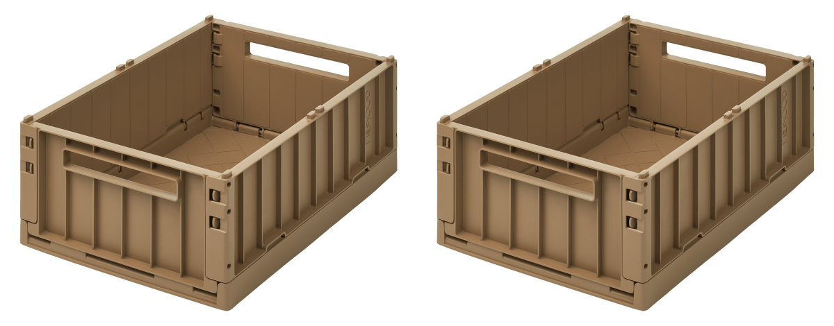 Liewood Opbergbakjes Weston Oat M 2St koop je bij Babywinkel