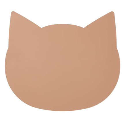 Liewood Placemat Aura Cat Dark Rose - Liewood - Babywinkel - 5715493468262