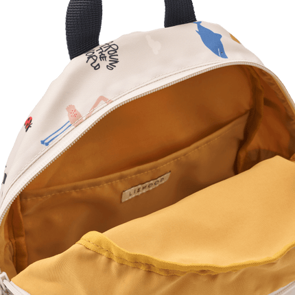 Liewood Rugzak Andreas Around The World Sandy koop je bij Babywinkel