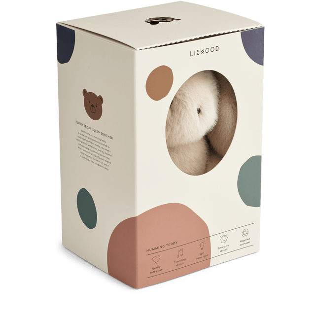 Liewood Rustgevende Knuffel Hattie Mist koop je bij Babywinkel