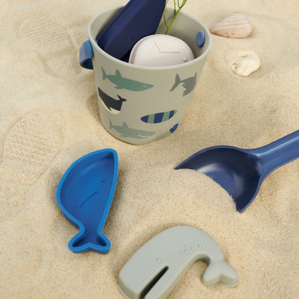 Liewood Strandtentje Gilma Shark Dove Blue koop je bij Babywinkel