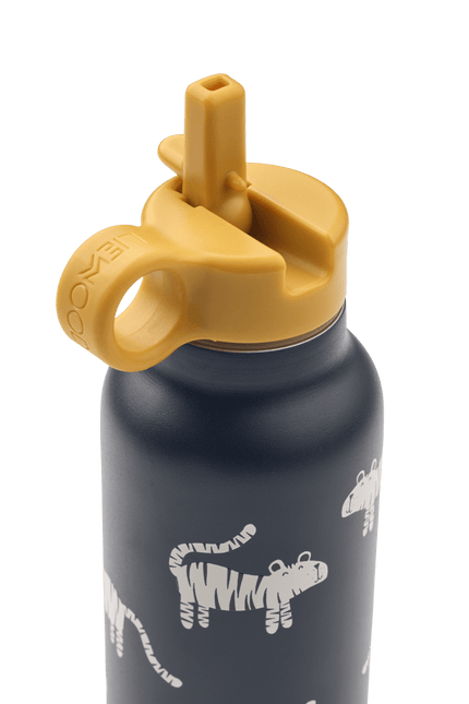Liewood Waterfles Falk Tiger / Classic navy 500ml koop je bij Babywinkel
