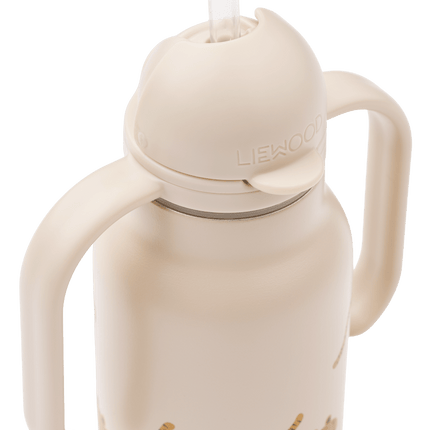 Liewood Waterfles Kimmie Tiger / Sandy 250ml koop je bij Babywinkel