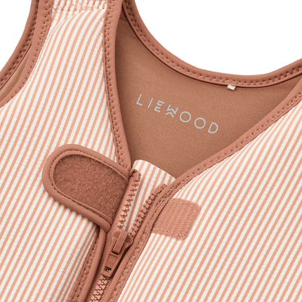 Liewood Zwemvest Dove Seersucker Pale Tuscany/ Creme De La Creme koop je bij Babywinkel